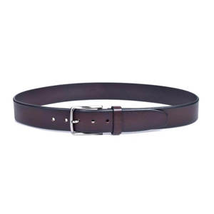 Miguel Bellido Leather Belt – Maroon 4691